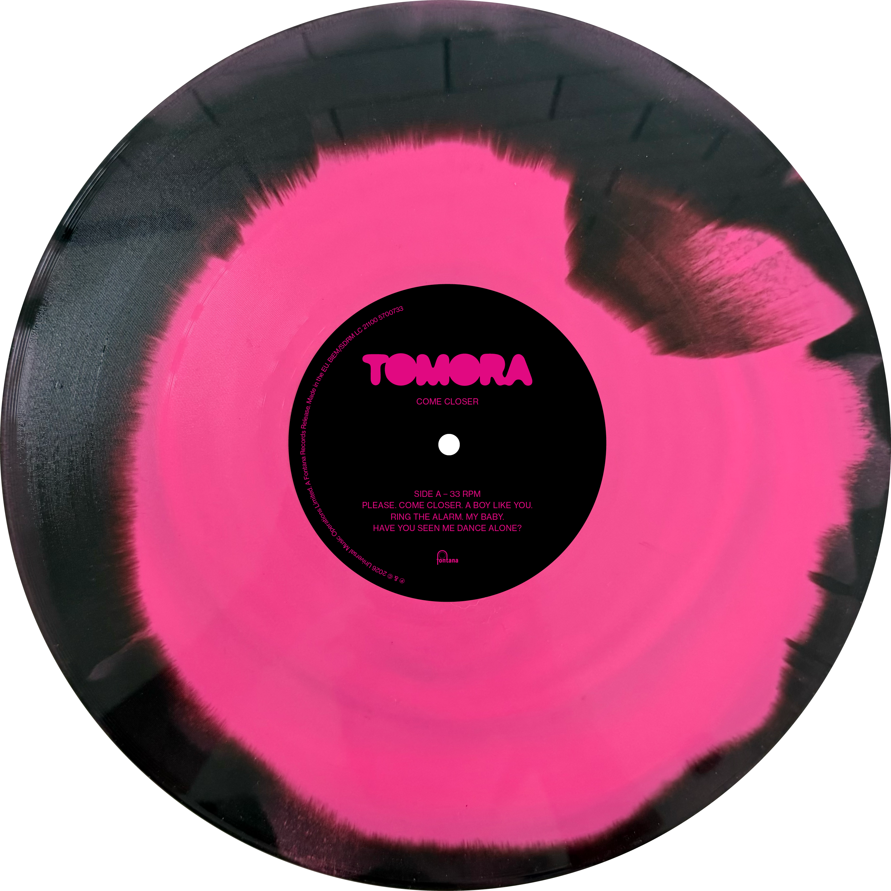 TOMORA COME CLOSER LP ピンク盤 レコード Tomora - Come Closer